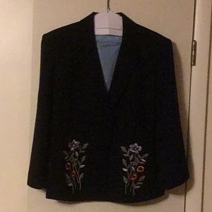 Chaus Blazer with embroidery detail